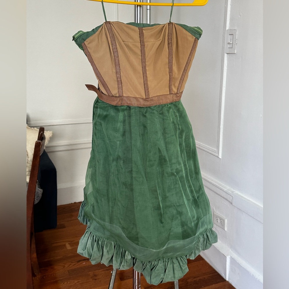 SOLD 🔴 NWT Ulla Johnson Polline Dress in green. Size 2 - Picture 5 of 6